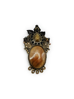 AGATE BROOCH