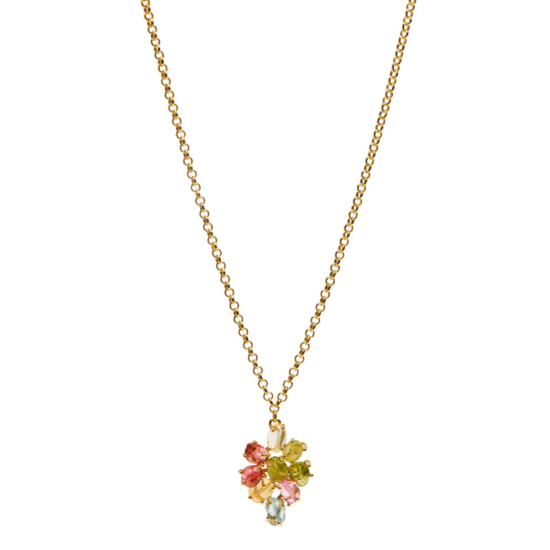 THIRA Flower Pendant Necklace