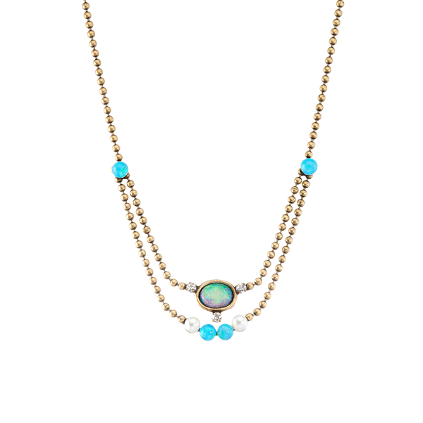 Buy Udal Choker Necklace (Opal) – Lionette NY